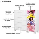 Ver imagem 5 de Mini Cama Infantil 153x79 e Comoda 4 Gavetas 1 Porta MDF Livia Decmade