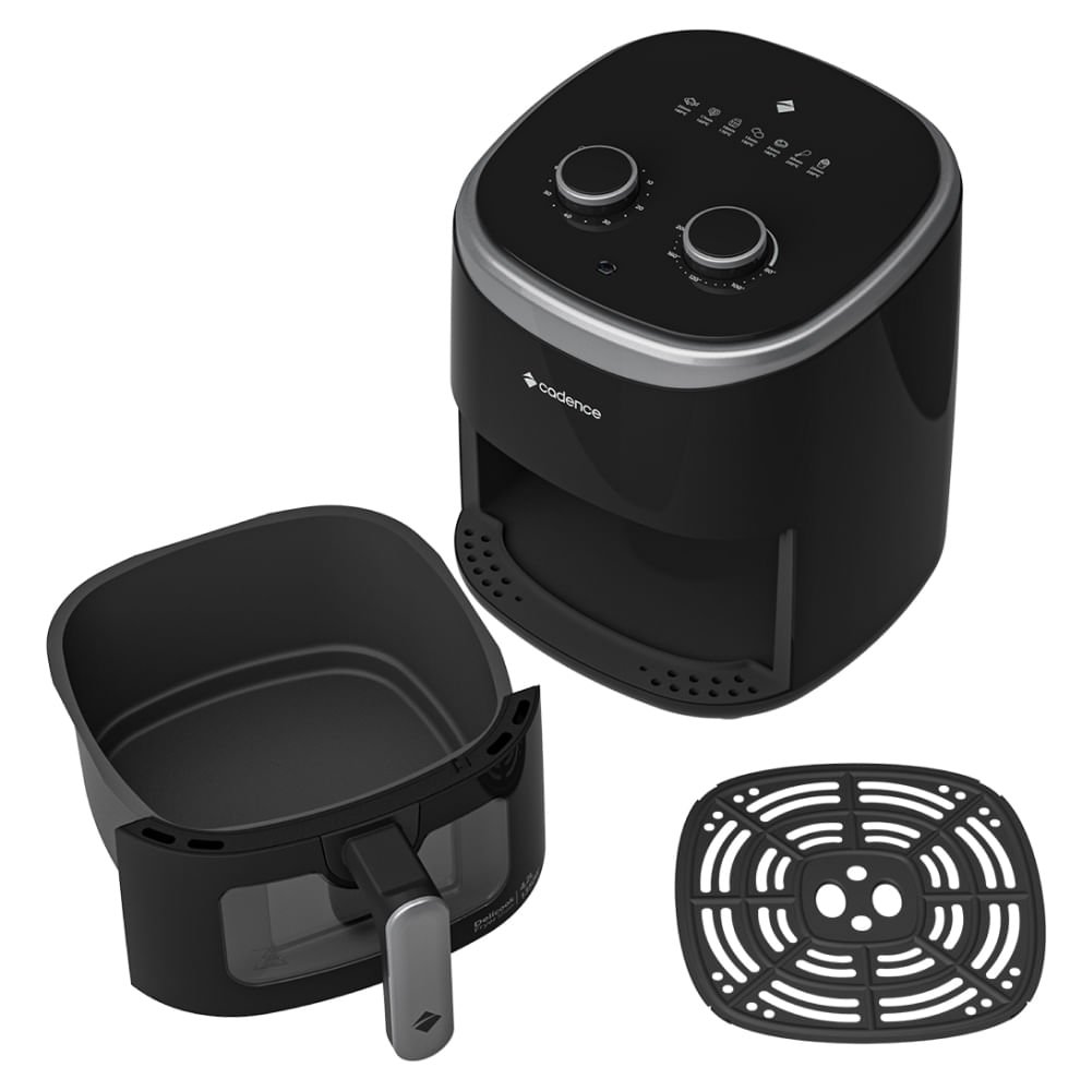 Fritadeira sem Óleo 4,2l Cadence com Visor Delicook Fryer Show - 220v - 9