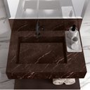 Ver imagem 4 de Bancada em Porcelanato para Banheiro 60cm Pró com Cuba Esculpida 