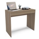 Ver imagem 3 de Mesa Aparador Tijuca 90cm 2 Gavetas Castanho Politorno Móveis