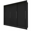 Ver imagem 2 de Guarda-roupa Casal 3 Portas 100% Mdf Milão Yescasa