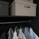 Ver imagem 7 de Guarda-Roupa Casal 3 Portas 100% MDF Milão Yescasa Preto