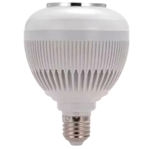 Lâmpada Musical Caixa Som 12w Bluetooth Luz Led Rgb com Cont