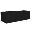 Ver imagem 1 de Calçadeira Recamier Baú para Cama de Casal King Dália 195x50 Cm W01 Facto Preto - Lyam