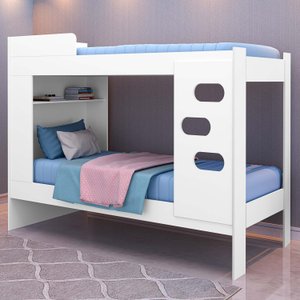 Beliche Solteiro com 1 Prateleira Floripa 