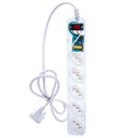 Ver imagem 1 de Filtro de linha 5 tomadas iClamper Energia 5 - Proteção contra raios - Transparente - 021067