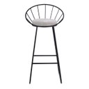 Ver imagem 3 de Banco Alto Sunset Banqueta Estofada Balcão Cozinha Churrasqueira - Preto