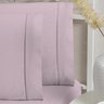 Jogo Lençol Solteiro 3 Peças 400 Fios Algodão - Rosa - 3