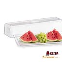 Ver imagem 5 de Porta Doces e Salgados Pequeno com Tampa Cristal 28 x 15 cm - Keita