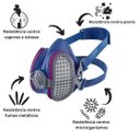 Ver imagem 2 de Respirador Semifacial com 2 Filtros Inclusos Elipse P3 Anti Odor-gvs Elipse Spr299 / Spr501 P-m