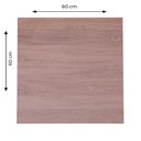 Ver imagem 3 de Mesa Alpha Inox 77,50 Cm (altura) com Tampo em Mdp Quadrado 60 Cm Imbuia