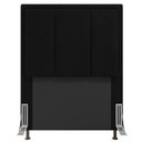 Ver imagem 1 de Cabeceira Cama Box Solteiro Veneza 90 Cm Sintético MV Estofados Preto