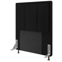 Ver imagem 3 de Cabeceira Cama Box Solteiro Veneza 90 Cm Sintético MV Estofados Preto