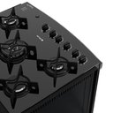 Ver mais imagens de Fogão De Embutir 5 Bocas Preto Mesa De Vidro Atlas Bivolt