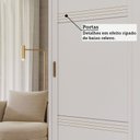 Ver mais imagens de Guarda-Roupa Casal 2 Portas de Correr 2 Espelhos 243cm 100% MDF Marsala Espresso Móveis Branco
