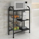 Ver imagem 5 de Fruteira de Chão Multiuso Espanha Bm Tubulares Prata Martelado