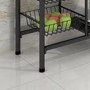 Ver imagem 2 de Fruteira de Chão Multiuso Espanha Bm Tubulares Prata Martelado