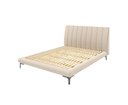 Ver imagem 3 de Cama Queen Estofada Linho com Cabeceira Moon Bege