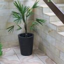 Ver imagem 2 de Kit 4 Vaso Planta 50x40 Redondo Cônico Polietileno BGPLASTICOS AREIA 001