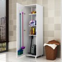 Ver imagem 1 de Armário Multiuso 1 Porta 2 Ganchos para Vassouras AR202 