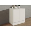 Ver imagem 2 de Balcão Cozinha Henn Fineze 2 Portas c/Tampo 80cm Areia
