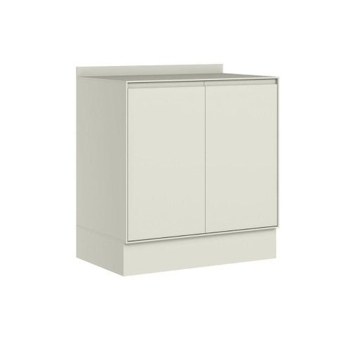 Balcão Cozinha Henn Fineze 2 Portas c/Tampo 80cm Areia