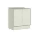 Ver imagem 1 de Balcão Cozinha Henn Fineze 2 Portas c/Tampo 80cm Areia