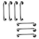 Ver imagem 2 de Barra de Apoio 40cm Alça Inox Kit 7 Unidades Idoso Cadeirante Deficiente Suporte Banheiro Box Acessi