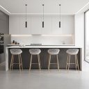 Ver imagem 1 de Kit 4 Banquetas Cozinha Design Treliça Clarice Rivatti