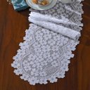 Ver imagem 2 de Trilho para Mesa Interlar Renda Cerejeira 35cmx1,35m Branco