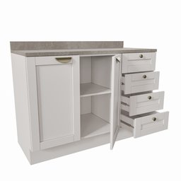 Cozinha Modulada 2 Peças com Balcão e Armário Aéreo Arizona CabeCasa MadeiraMadeira - 16