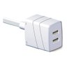Extensão Cabo Prolongador Usb Duplo a 2,4a 1,5m - Force Line - 2