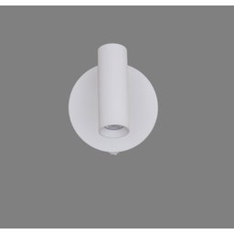 Arandela Tubo Articulada Cabeceira Foco Branca C Interruptor:branco Fosco - 2