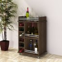 Ver imagem 1 de Adega Bar para 6 Garrafas 3 Prateleiras Ibiza