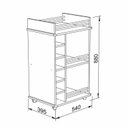 Ver imagem 3 de Adega Bar para 6 Garrafas 3 Prateleiras Ibiza