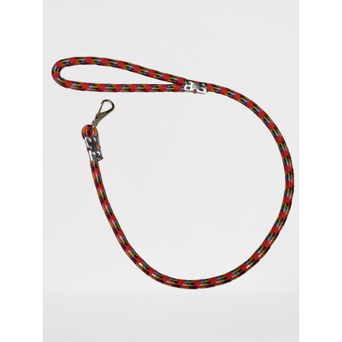 Guia para Cães em Corda 12mm X 1m Vermelho/azul