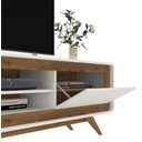 Ver imagem 3 de Rack Bancada Retrô Chanel 1.80m + 2 Portas Nature Off White Provençal Luxo Fabrimóveis 55