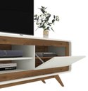 Ver imagem 3 de Rack Bancada Retrô Chanel 1.80m + 2 Portas Nature Off White Provençal Luxo Fabrimóveis 55