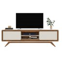 Ver imagem 1 de Rack Bancada Retrô Chanel 1.80m + 2 Portas Nature Off White Provençal Luxo Fabrimóveis 55