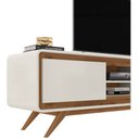 Ver imagem 2 de Rack Bancada Retrô Chanel 1.80m + 2 Portas Nature Off White Provençal Luxo Fabrimóveis 55