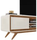 Ver imagem 2 de Rack Bancada Retrô Chanel 1.80m + 2 Portas Nature Off White Provençal Luxo Fabrimóveis 55