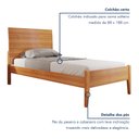 Ver imagem 3 de Cama Solteiro 90cm Amazone  