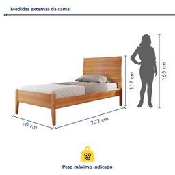 Cama Solteiro 90cm Amazone   - 5