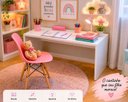 Ver imagem 7 de Mesa Infantil Branca Quarto Estudo e Cantinho da Leitura Branco