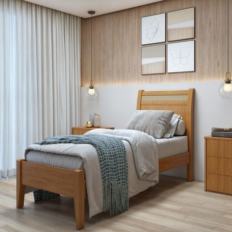 Cama Solteiro 90cm Esmeralda Josandro