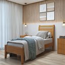Ver imagem 1 de Cama Solteiro 90cm Esmeralda  Móveis