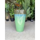 Ver imagem 3 de Vaso Grande para Planta para Decoração Sala Varanda Jardim (liso/verde-agua)