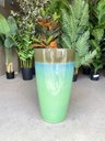 Ver imagem 6 de Vaso Grande para Planta para Decoração Sala Varanda Jardim (liso/verde-agua)