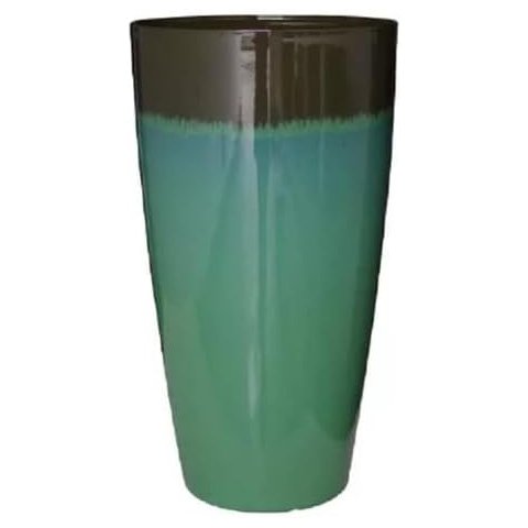 Vaso Grande para Planta para Decoração Sala Varanda Jardim (liso/verde-agua)