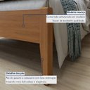 Ver imagem 4 de Cama Solteiro 90cm Classic Amêndoa Mel